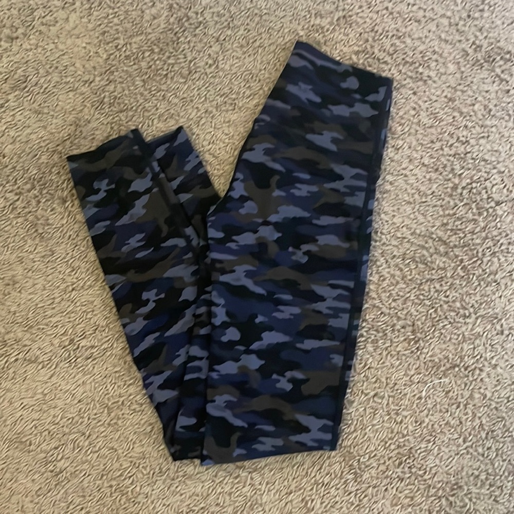 Aerie Blue Camo Leggings​​​​​​